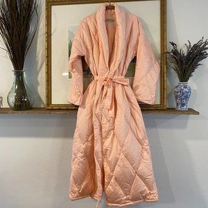 Warm Things Quilted Down Full Length Robe Maxi